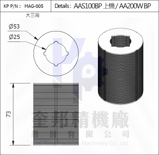 磁心轉子 MAG-0