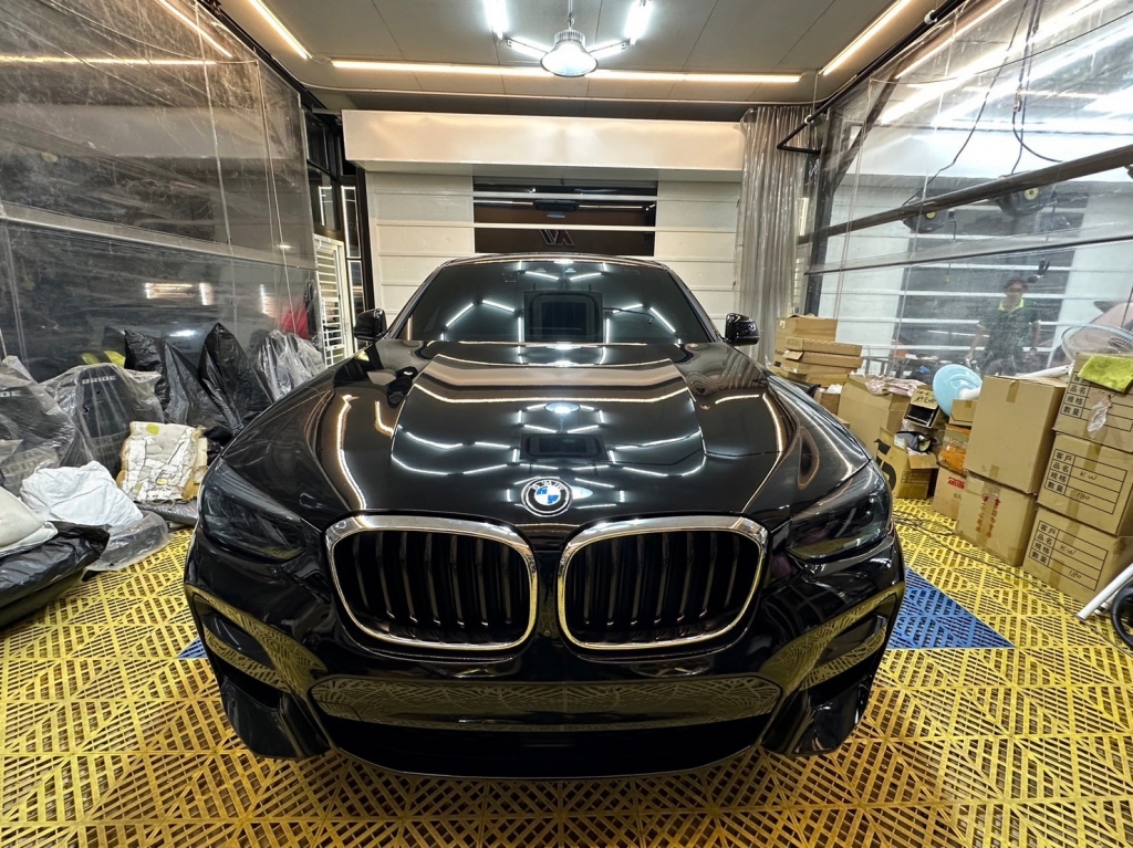 BMWX4 全車改色亮黑