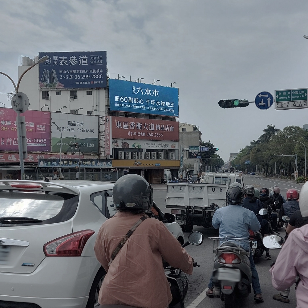 N-0839 台南 北門路 下開元陸橋旁往火車站方向