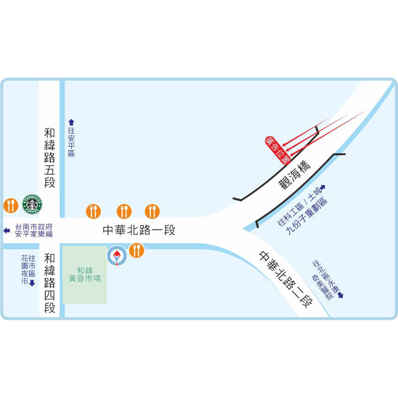 N-0905B 台南 中華北路 觀海橋 九份子重劃區