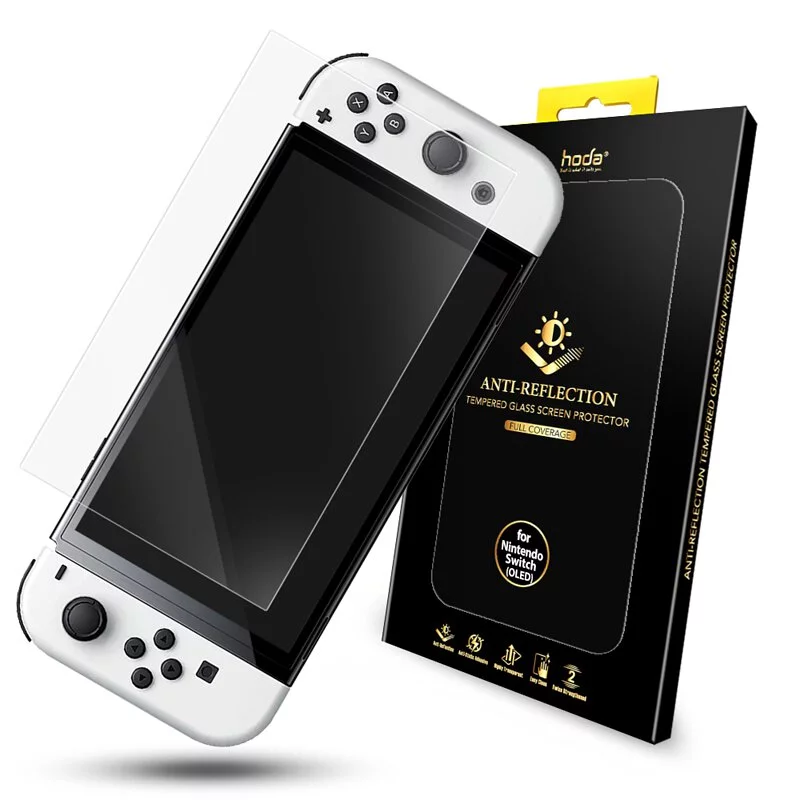 AR抗反射玻璃保護貼 for Nintendo Switch OLED 任天堂 | hoda®