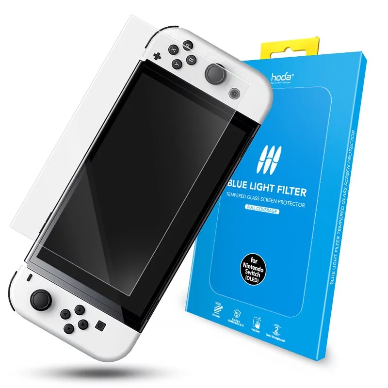 抗藍光玻璃保護貼 for Nintendo Switch OLED 任天堂 | hoda®