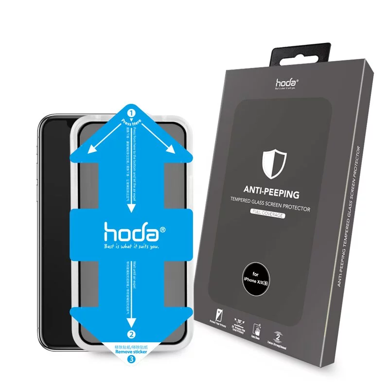 3D 防窺玻璃保護貼 for iPhone11 / Xs系列 附貼膜神器 | hoda®