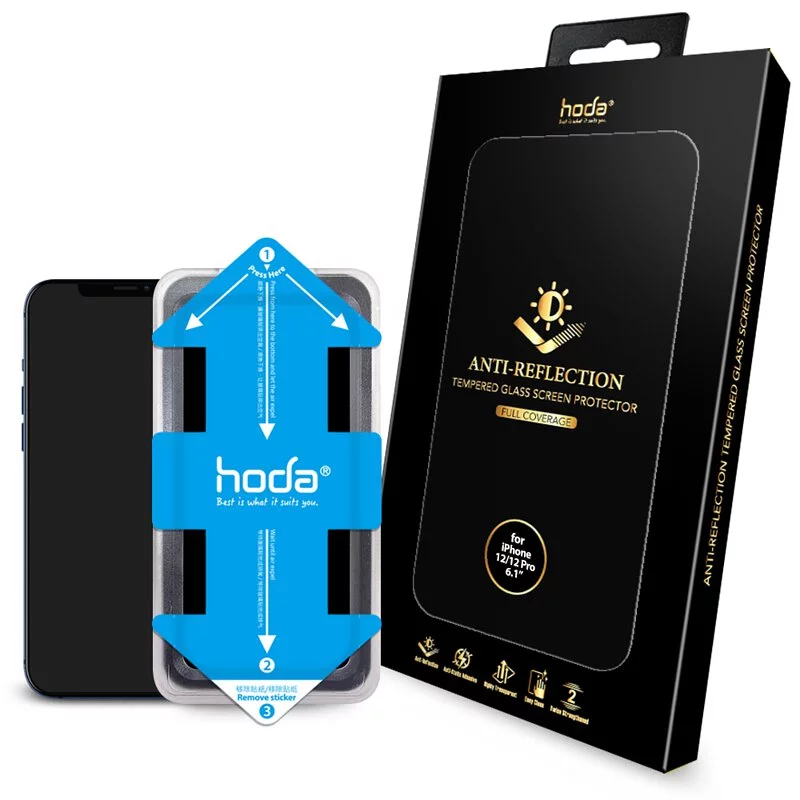 AR抗反射玻璃保護貼 for iPhone 12 系列 | hoda®