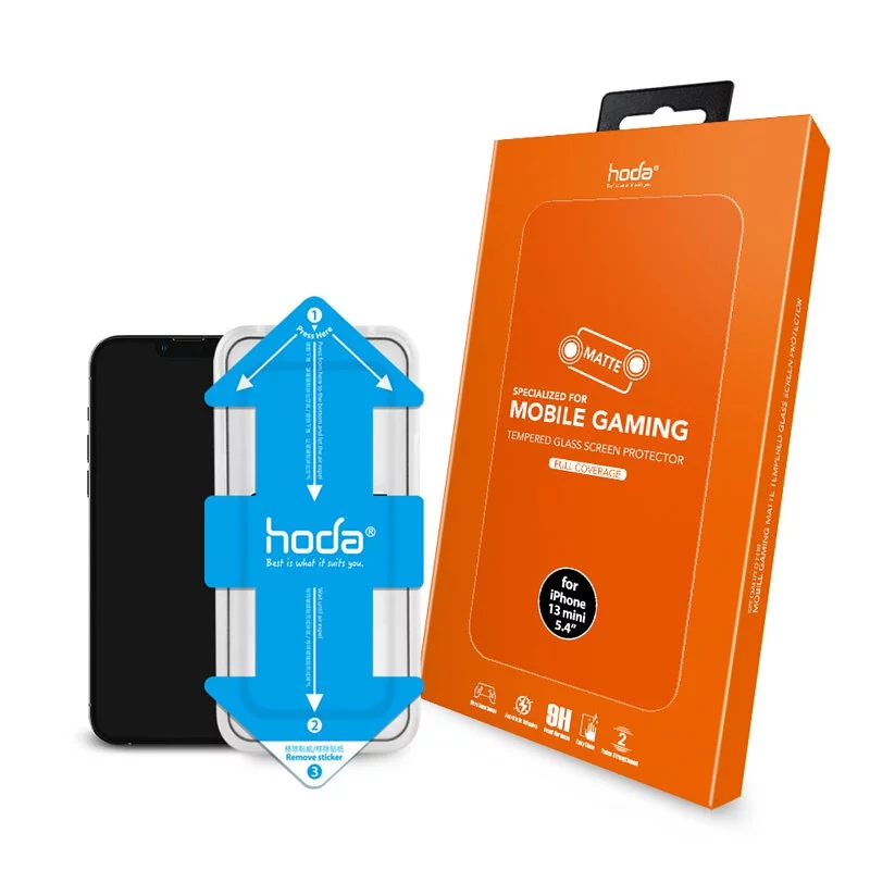 霧面防眩光玻璃保護貼 for iPhone 13系列 附貼膜神器 | hoda®
