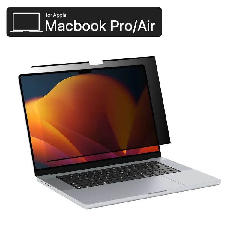 【 MacBook Pro/Air 螢幕保護貼】零失敗磁吸隱視防窺片 抗藍光 ZIFRIEND