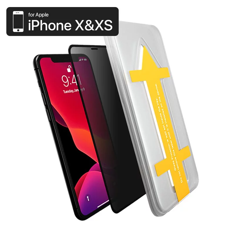 【 iPhone X/XS 螢幕保護貼】ZIFRIEND 零失敗隱視貼
