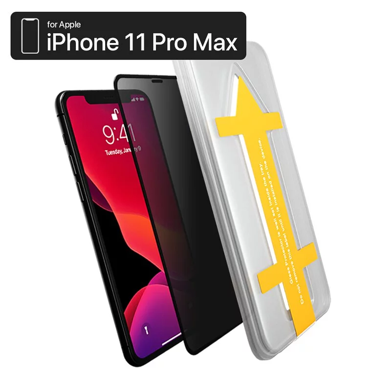 【 iPhone 11 Pro Max 螢幕保護貼】ZIFRIEND 零失敗隱視貼