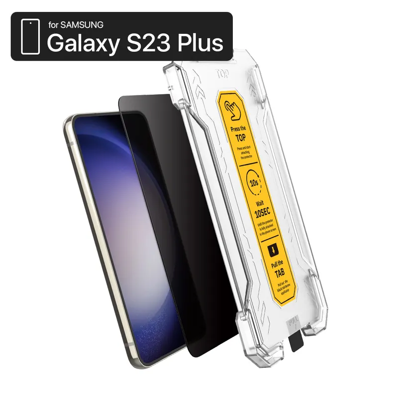 【 Galaxy S23 Plus 螢幕保護貼】ZIFRIEND 零失敗隱視貼