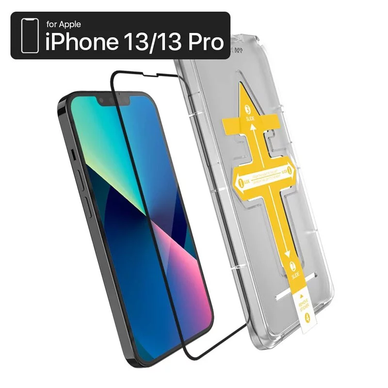 【 iPhone 13/13 Pro 螢幕保護貼】ZIFRIEND 零失敗™薄晶貼™