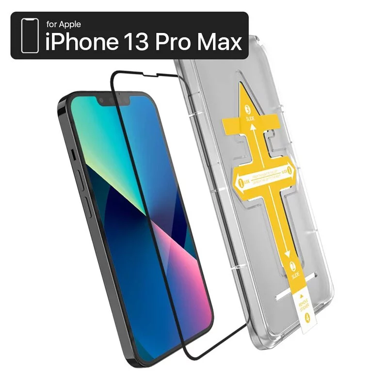 【 iPhone 13 Pro Max 螢幕保護貼】ZIFRIEND 零失敗™薄晶貼™