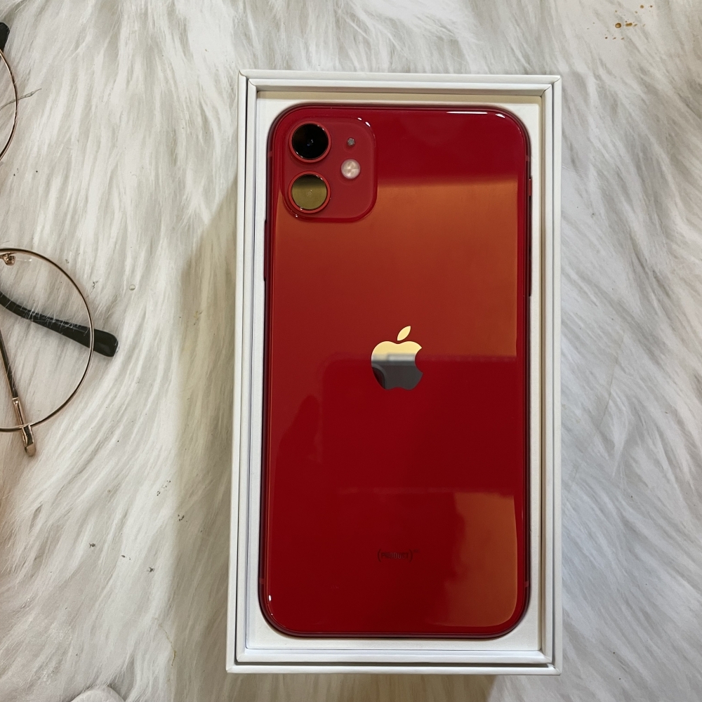 「二手精選」iPhone 11 128G 紅色-電池84%