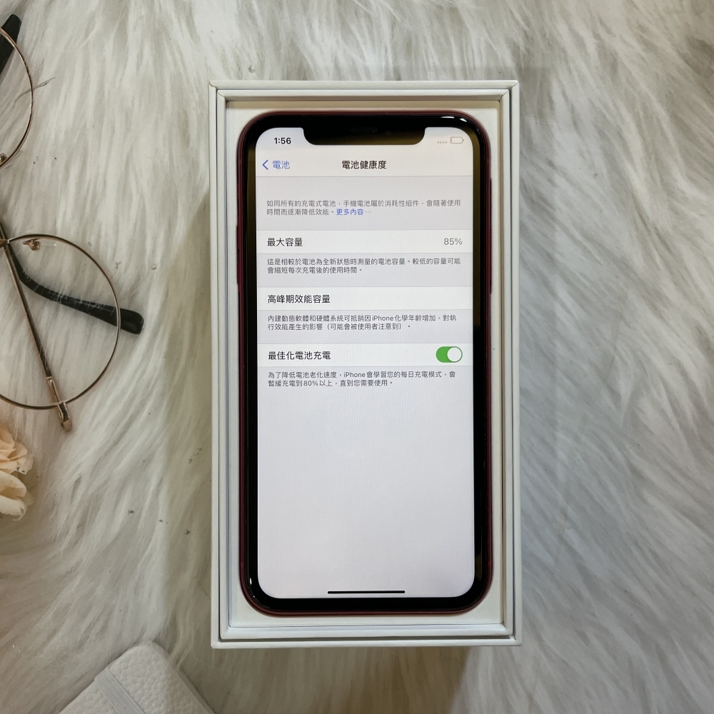 「二手精選」iPhone 11 128G 紅色-電池84%