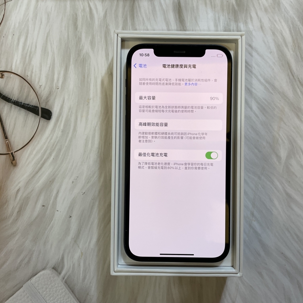 「二手精選」iPhone 12 128G 黑色-電池90%