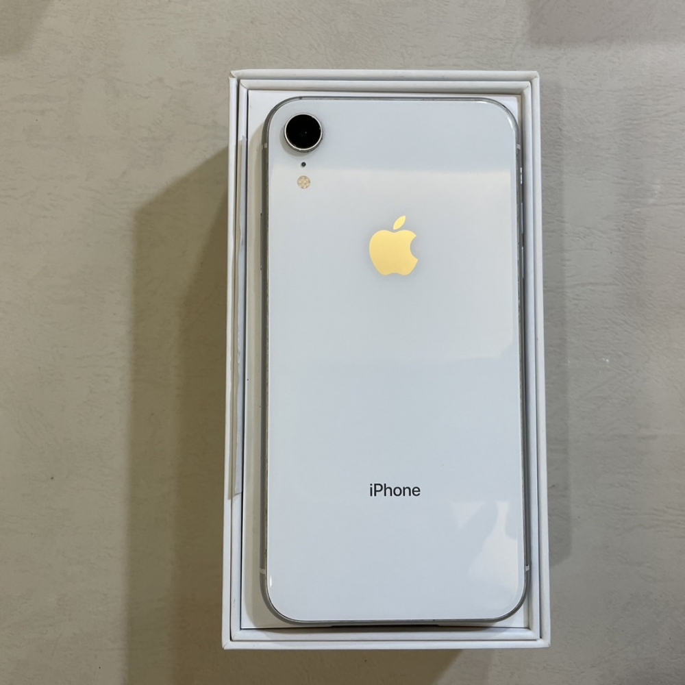 「二手精選」iPhone XR 128G 白色-電池80%