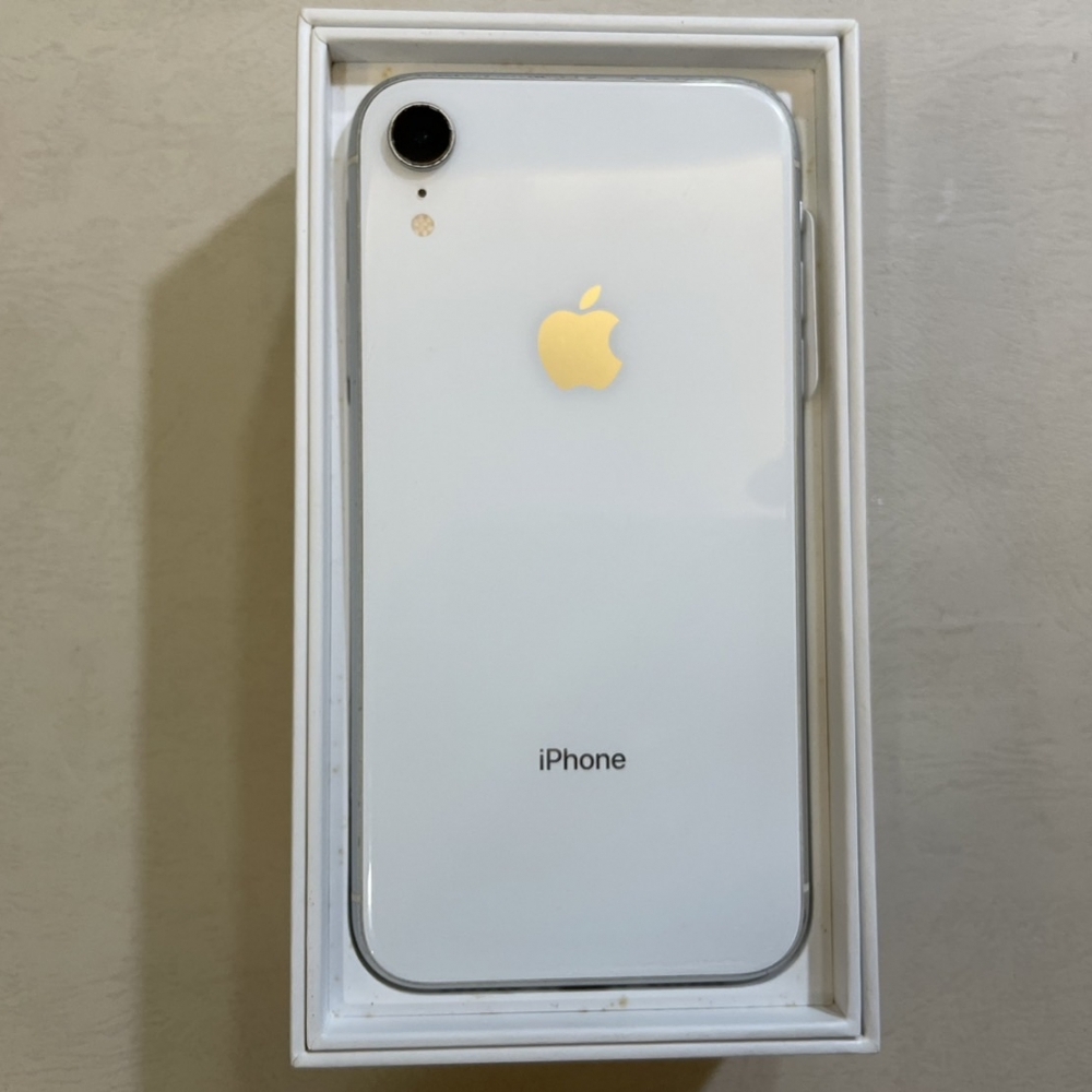 「二手精選」iPhone XR 128G 白色-電池80%