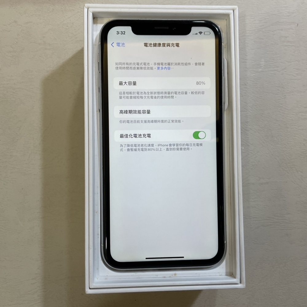 「二手精選」iPhone XR 128G 白色-電池80%