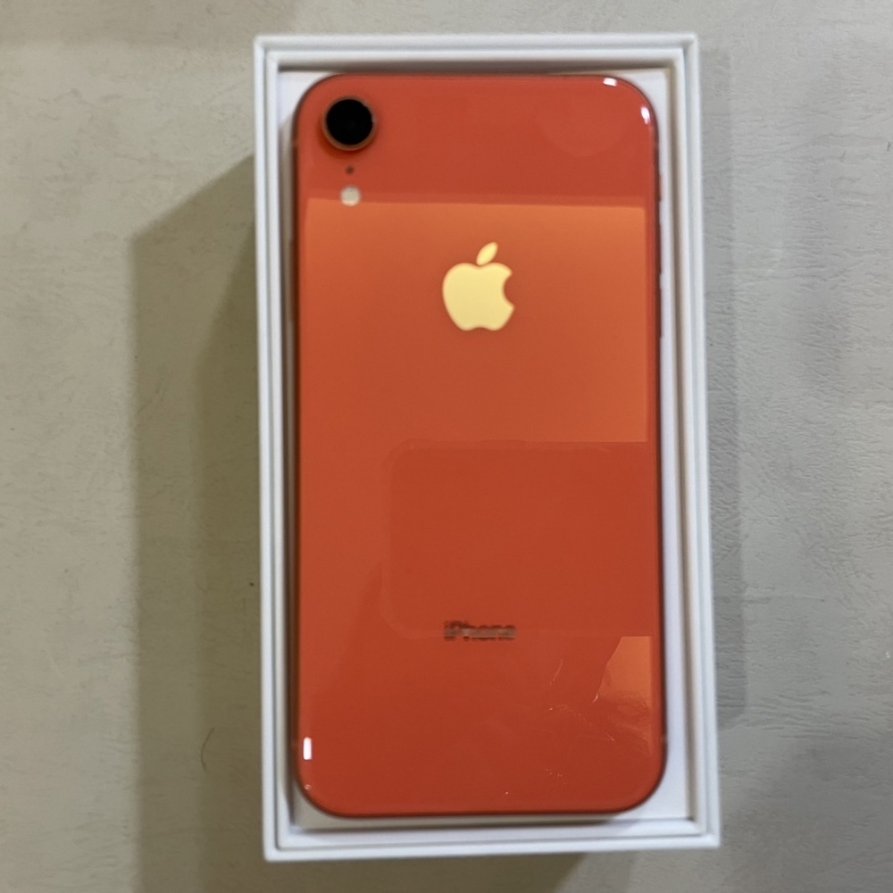 「二手精選」iPhone XR 128G 橘色-電池92%