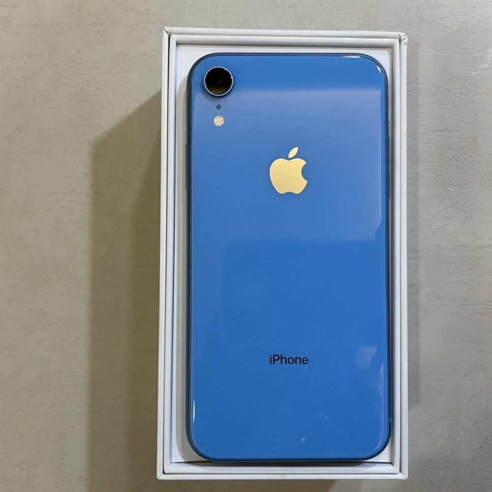 「二手精選」iPhone XR 64G 藍色-電池86%