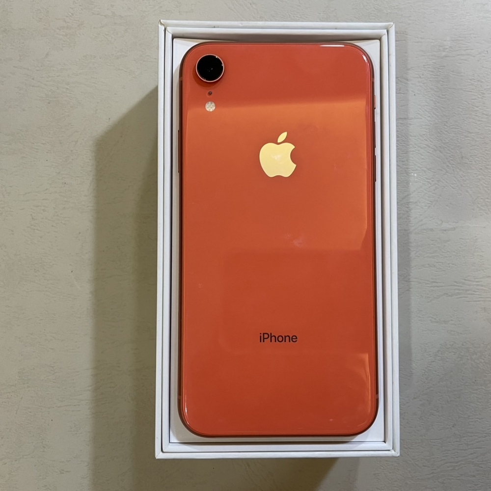 「二手精選」iPhone XR 64G 橘色-電池80%