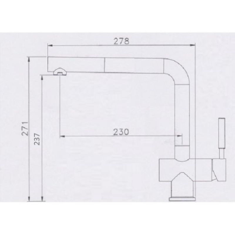 ART-80193OB不鏽鋼廚房伸縮龍頭(金屬黑)