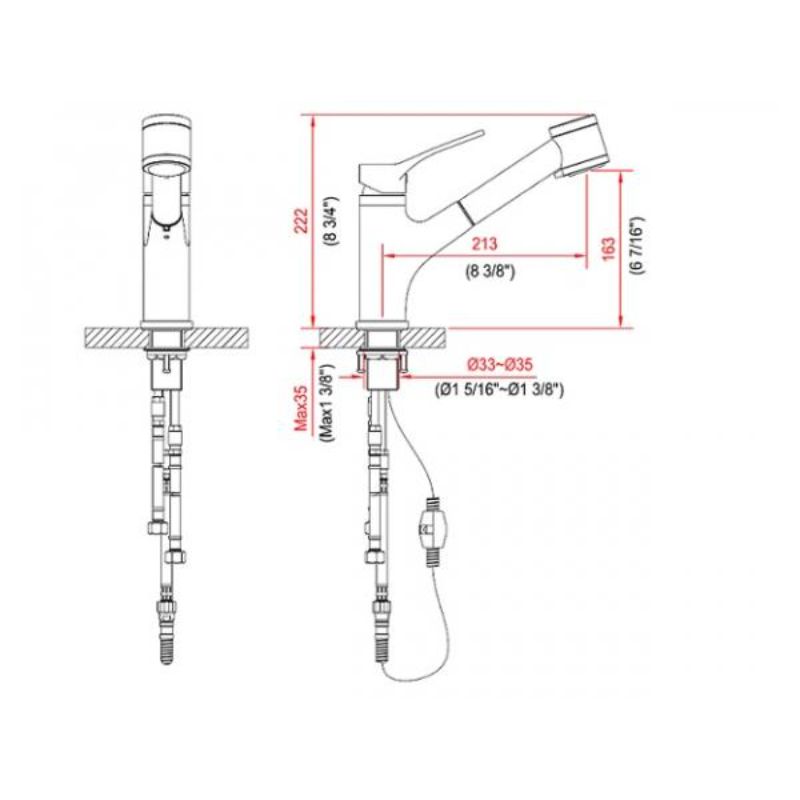 AB50-3709C廚房伸縮龍頭