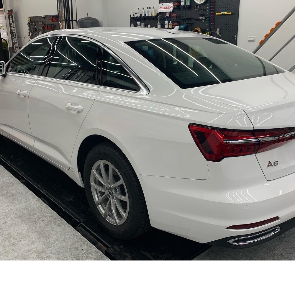 Audi A6 全車改亮白色