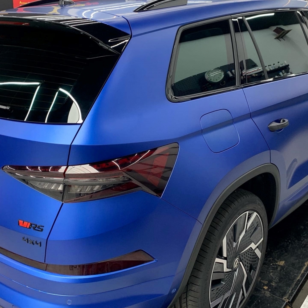 Skoda Kodiaq RS 爵士藍消光犀牛皮