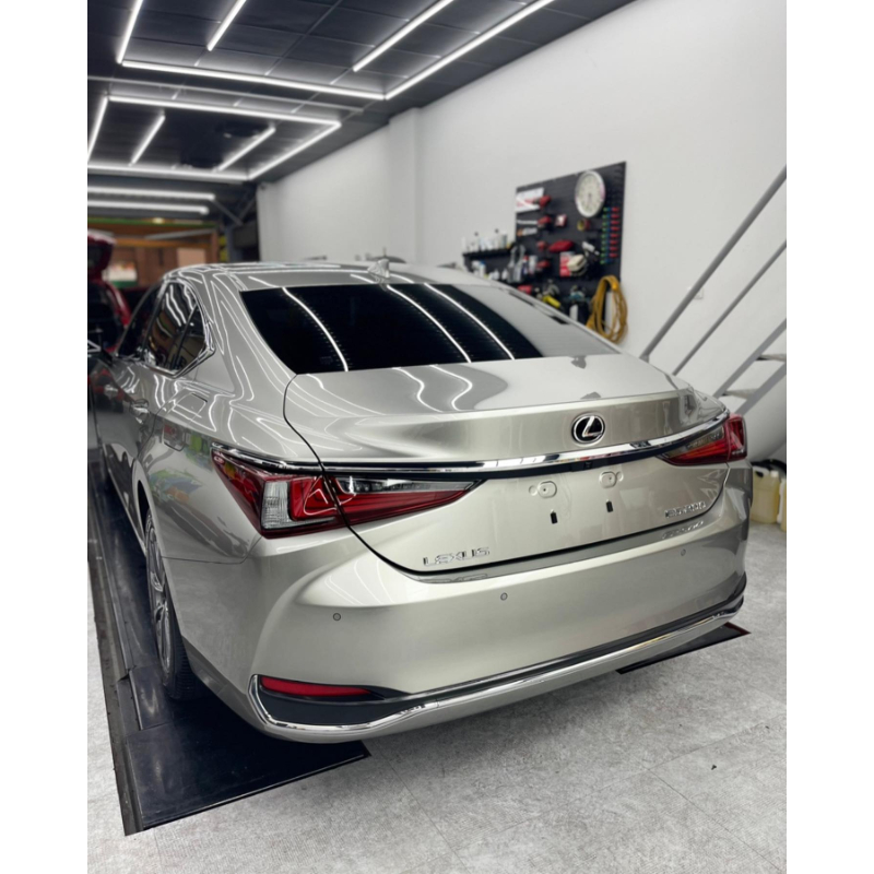 鈦金色lexus 水晶鍍膜 全車部品鍍膜-高雄汽車鍍膜