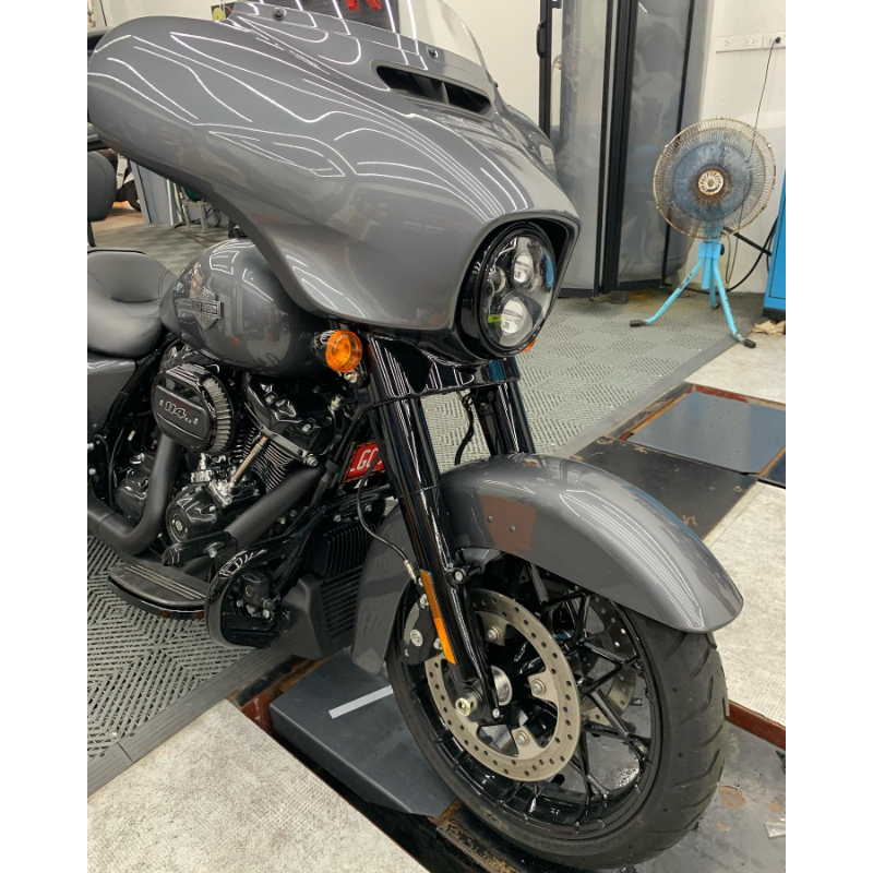 HARLEY-DAVIDSON 細紋修復犀牛皮包膜