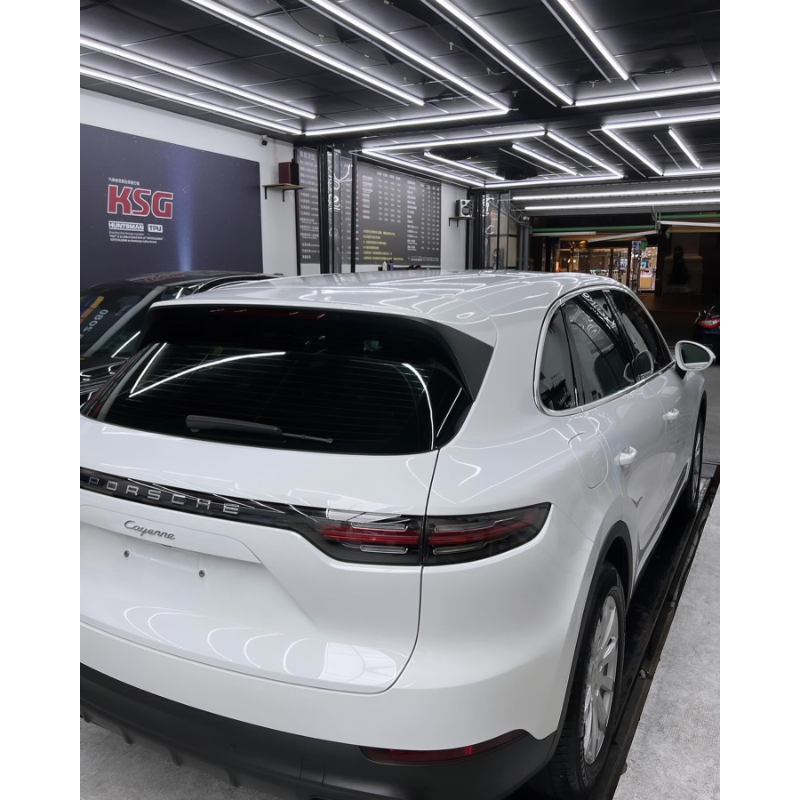 Porsche Cayenne 水晶鍍膜一年效期+塑膠鍍膜