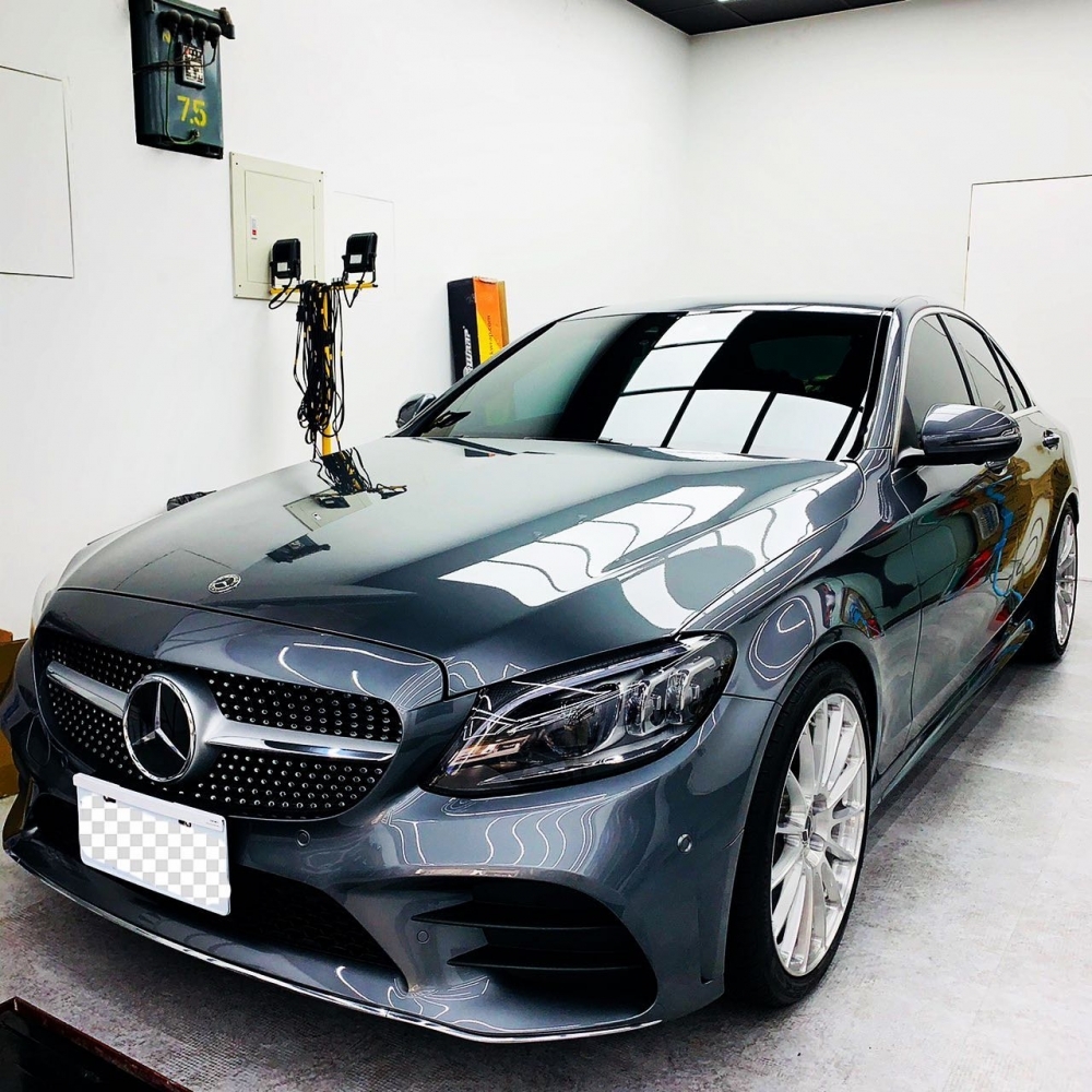 Benz C200石英鍍膜全車美容