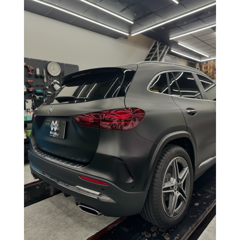 Benz GLA200 全車鈑金AX wrap細紋修復消光透明膜