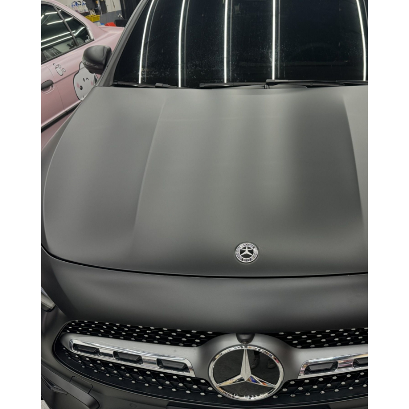 Benz GLA200 全車鈑金AX wrap細紋修復消光透明膜