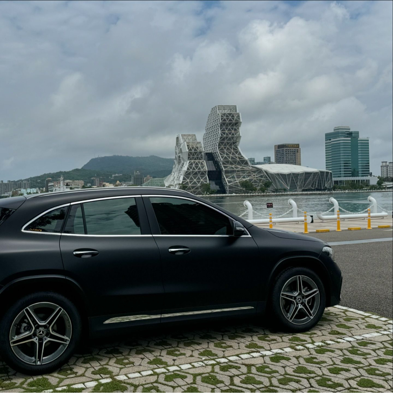 Benz GLA200 全車鈑金AX wrap細紋修復消光透明膜