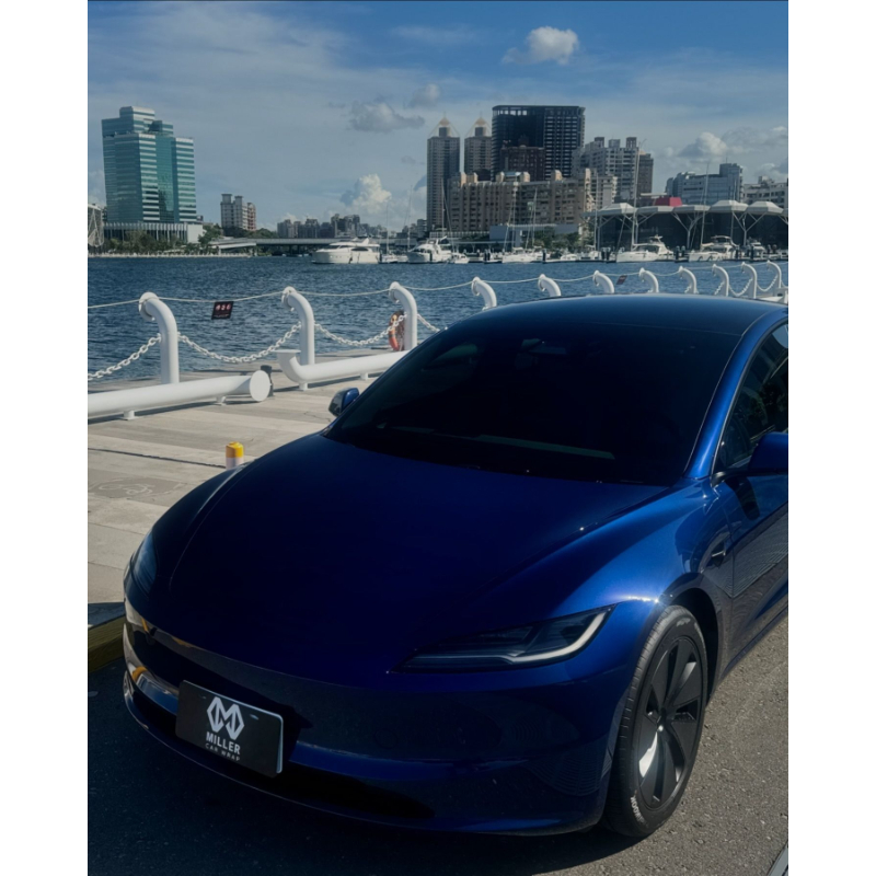 2024新款 Tesla Model 3 全車美國KSG細紋修復亮面犀牛皮