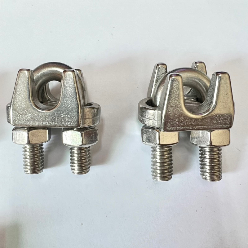 304白鐵美式鋼索夾 2mm-3mm