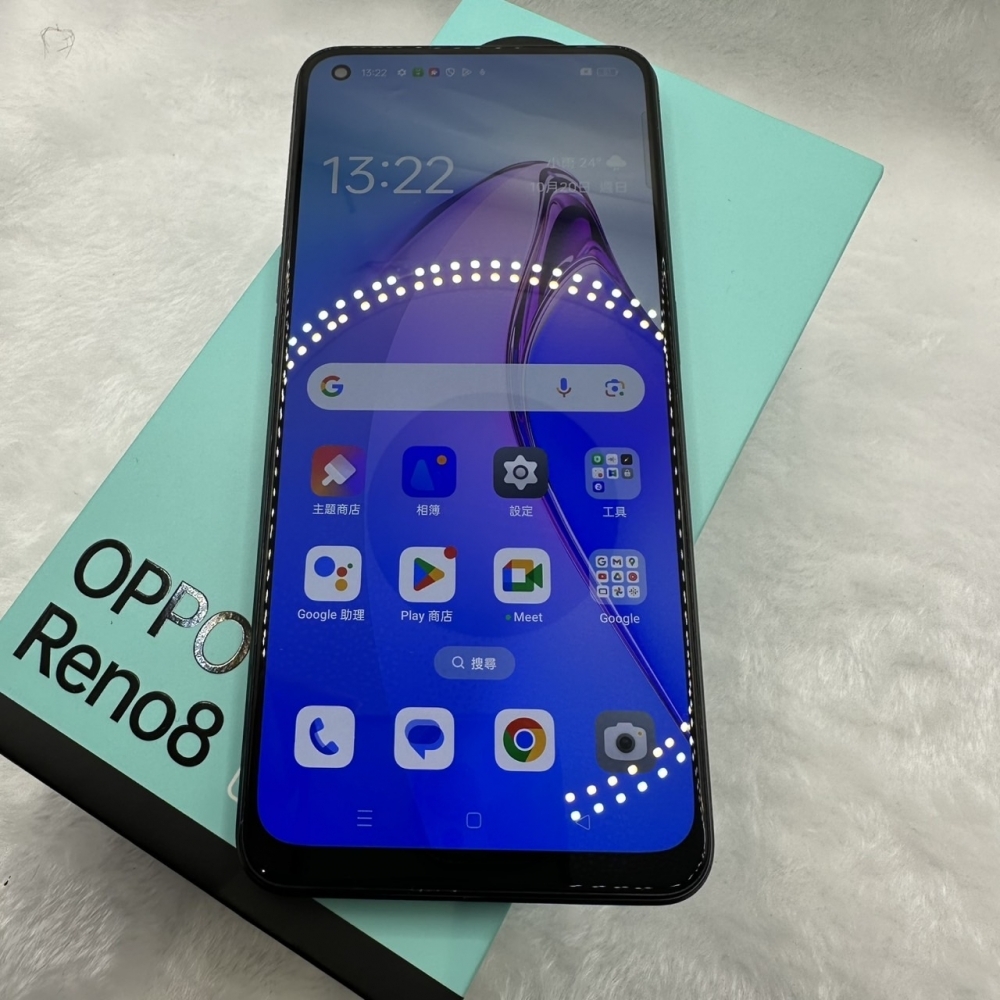 店保90天｜OPPO Reno8 5G 12G 256G 全功能正常！黑色 6.4吋 #A476 二手安卓