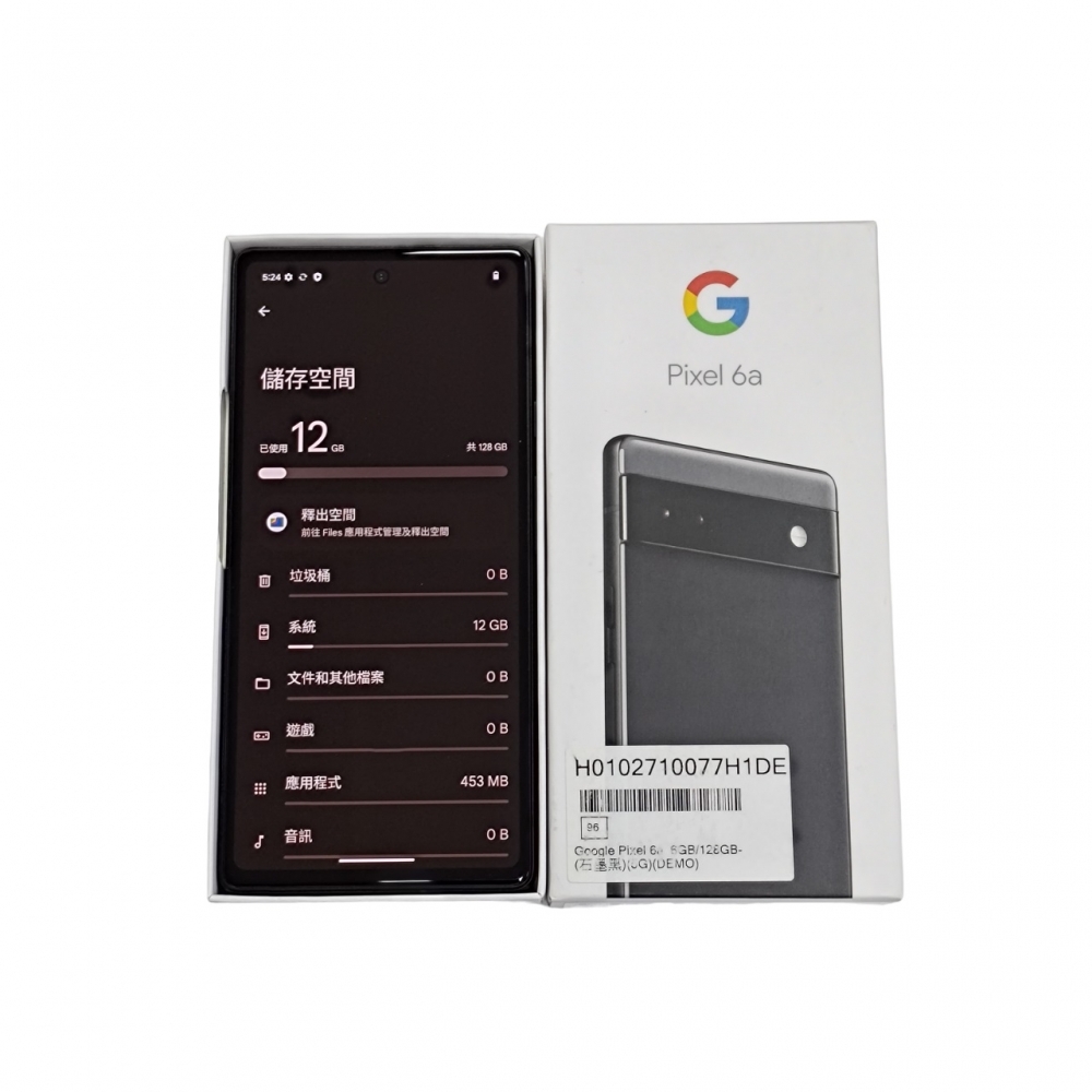 Google Pixel 6a 128GB 石墨黑 - 展示機