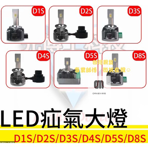 LED 氙氣白光大燈 D1S