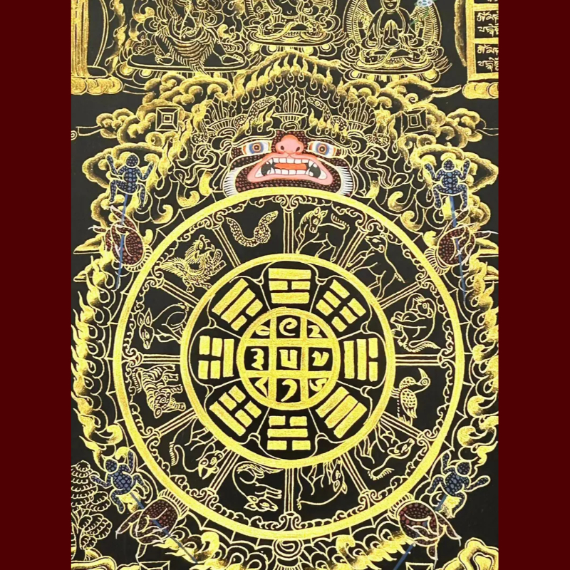 黑金九宮八卦60*45