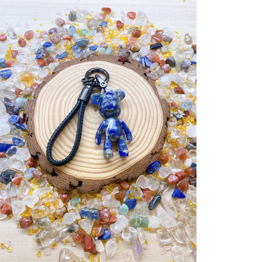 璀璨晶石小熊鑰匙扣｜可客製化想添加的元素及紀念物
