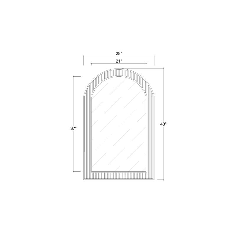 BRAMBLE Kraton Arch Mirror 28543 鏡子