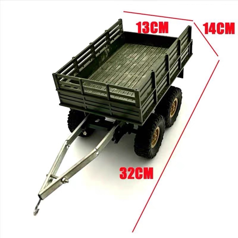 1/10 D12 頑皮龍 四六驅軍卡 遙控車改裝拖車后斗底盤 模型升級配件 遙控模型專賣店