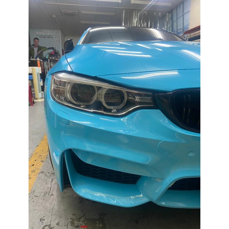 BMW428i改色膜（邁阿密藍）｜台北汽車改色膜｜台北汽車改色膜｜台北汽車改色膜推薦