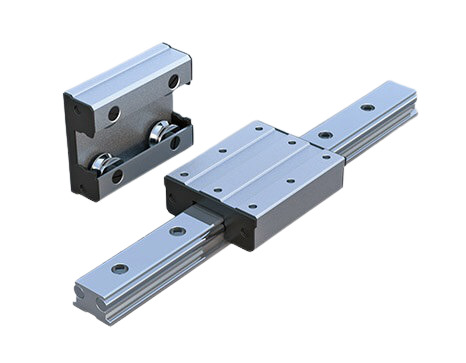  Double axis slide rail