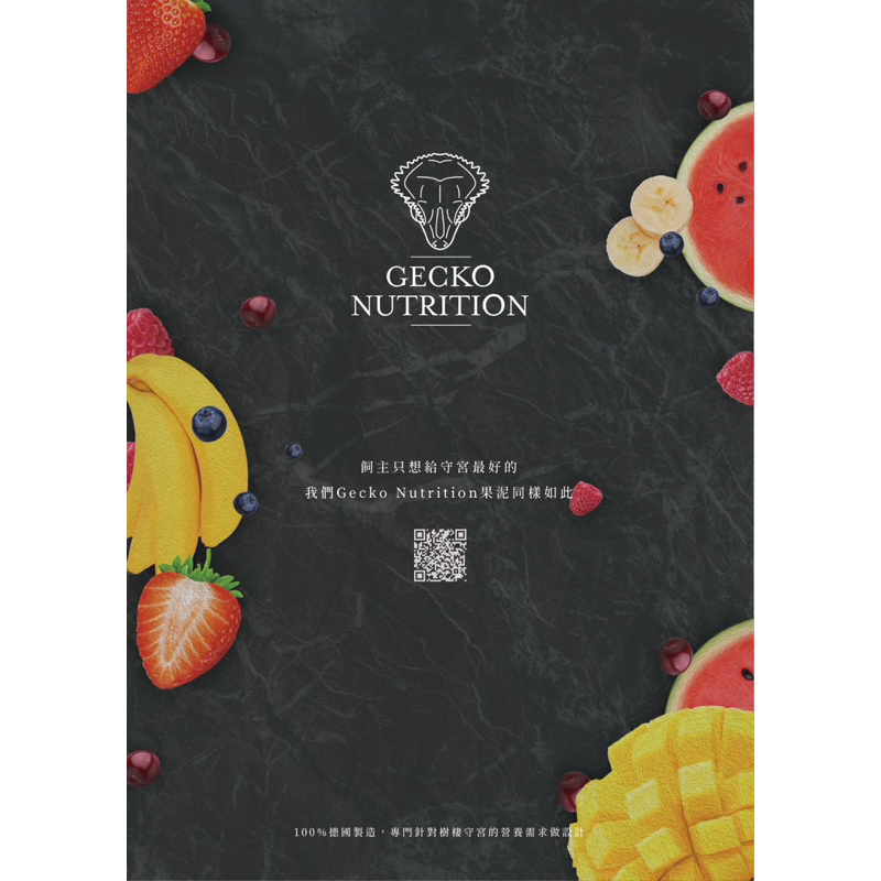 Gecko Nutrition 飼料 GN果泥-100g