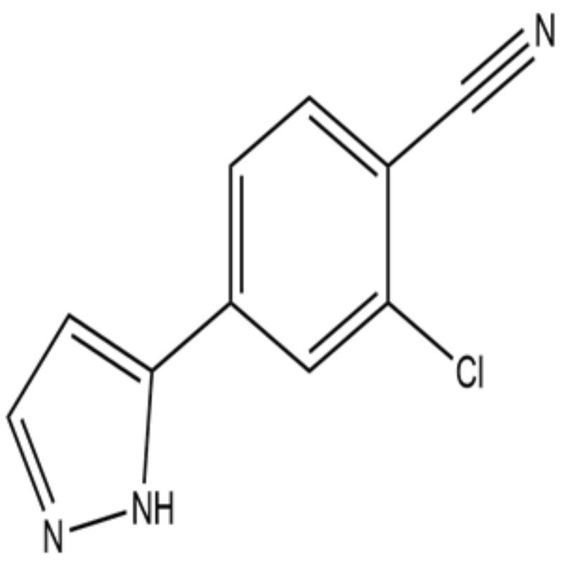 2-Clo-4-(1H-pyrazol-3-yl)benzonitril