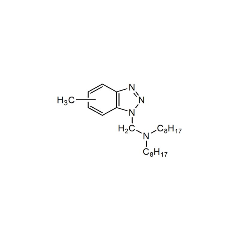 1-[N,N-bis(2-etylhexyl)aminometyl]metylbenzotriazol