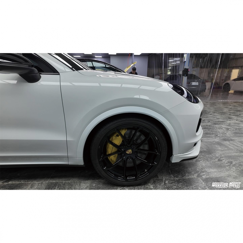 Porsche Cayenne/保時捷亮面犀牛皮包膜